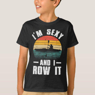Camiseta Arte genial de kayak para hombres y mujeres que pr