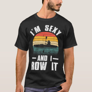 Camiseta Arte genial de kayak para hombres y mujeres que pr