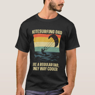 Camiseta Arte genial de kitesurf para hombres papá kiteboar