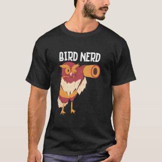 Camiseta Arte genial de observación de aves para hombres y 