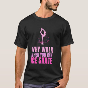 Camiseta Arte Genial de Patinaje sobre Hielo para Chicas Mu