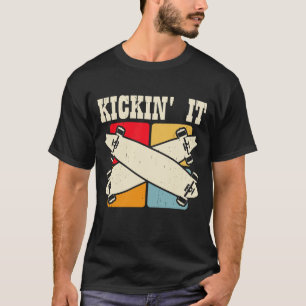 Camiseta Arte Genial de Patineta para Hombres Mujeres Patin