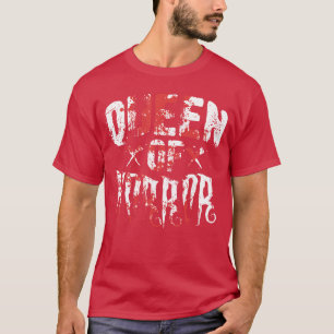 Camiseta Arte genial de películas de terror para mujeres ch
