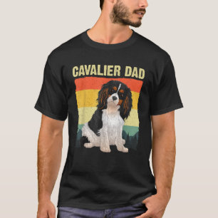 Camiseta Arte genial del Cavalier King Charles para hombres
