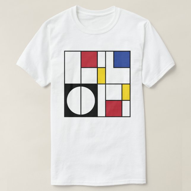 Camiseta Arte geométrico abstracto (Diseño del anverso)
