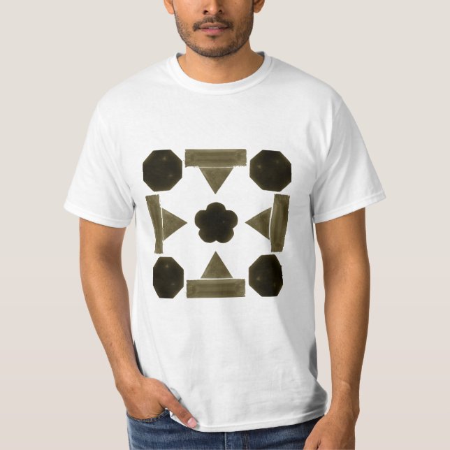 Camiseta Arte geométrico del diamante (Anverso)