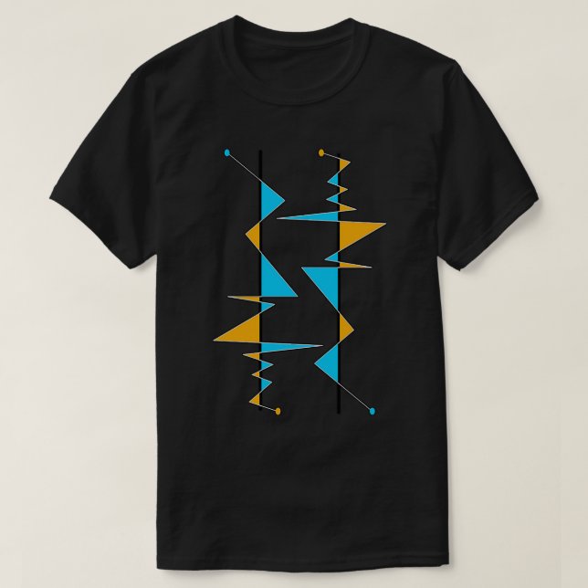 Camiseta Arte geométrico minimalista (Diseño del anverso)