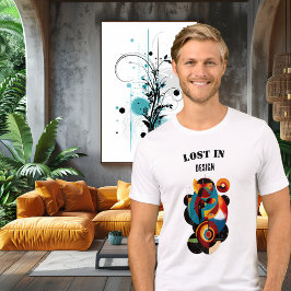 Camiseta Arte geométrico moderno: abstracto para mentes cre