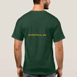 CAMISETA ARTE GEOMÉTRICO NARANJA