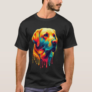 Camiseta Arte goteante Labrador Retriever Lab Labradores La