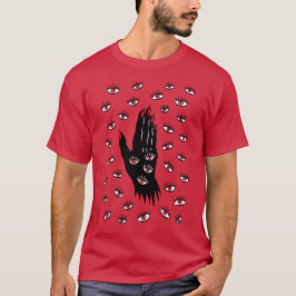 Camiseta Arte gótico de Halloween - Ojos espeluznantes de m