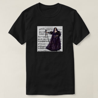 Camiseta Arte Gótico de Ópera Antiguo de la Reina de la Noc