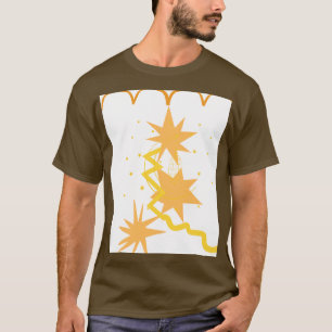 CAMISETA ARTE GRÁFICO ABSTRACTO DE STARBURST