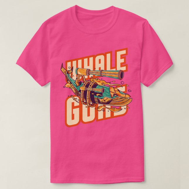 Camiseta Arte gráfico de ballenas (Diseño del anverso)