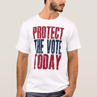 Camiseta Arte Gráfico de Elección Proteger El Voto Hoy