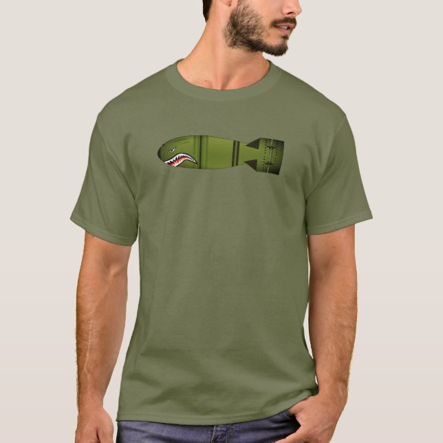 Camiseta Arte gráfico de la cara de la bomba (Anverso)