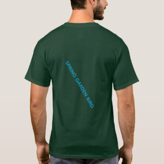 CAMISETA ARTE GRÁFICO DE PÁJARO DE JARDÍN DE PRIMAVERA