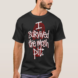 Camiseta Arte gráfico de supervivencia en la fosa de Heavy