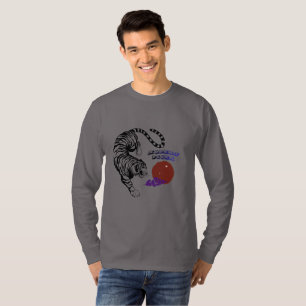 Camiseta Arte gráfico de tigre moderno