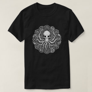 CAMISETA ARTE GRÁFICO DECAL CTHULHU NECRONOMICON CULTUAL