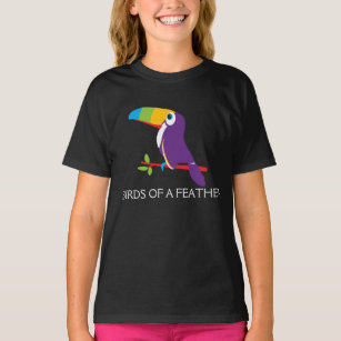 Camiseta Arte gráfico del Birds of a Feather de Toucan