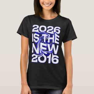Camiseta Arte gráfico futurista retro nuevo 2026 2016