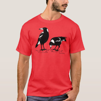 Camiseta Arte gráfico magpie australiano de MAGPIES