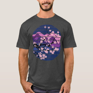 Camiseta Arte gráfico Sakura con flores de cerezo, cultivo
