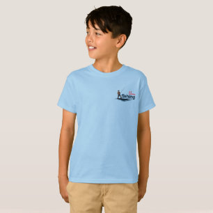 Camiseta Arte gráfico vintage de pesca de lubina para niños
