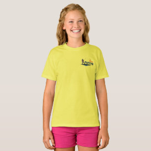 Camiseta Arte gráfico vintage de pesca de lubina para niños