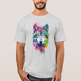 Camiseta Arte gráfico Wolf: Lobos animales Fan Art
