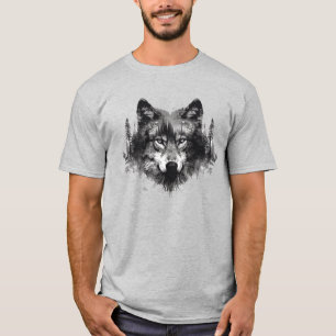 Camiseta Arte gráfico Wolf: Lobos animales Fan Art
