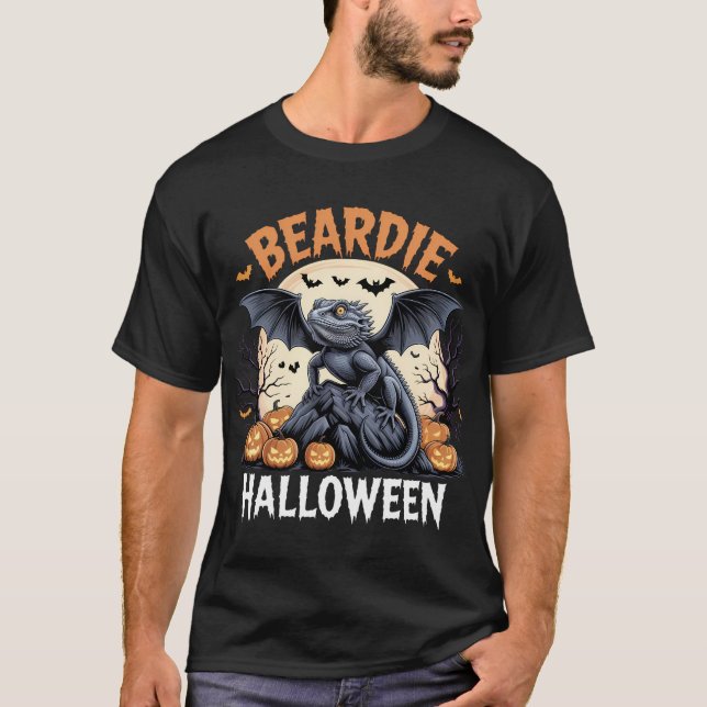 Camiseta Arte Halloween de Black Beardie (Anverso)