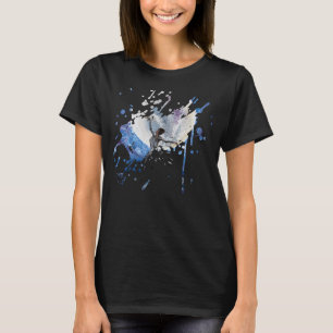 Camiseta Arte hecho a mano: bailando con la luna