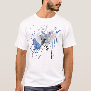 Camiseta Arte hecho a mano: bailando con la luna