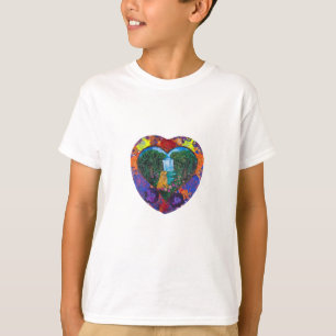Camiseta Arte Hecho a Mano – Perro junto a la Cascada