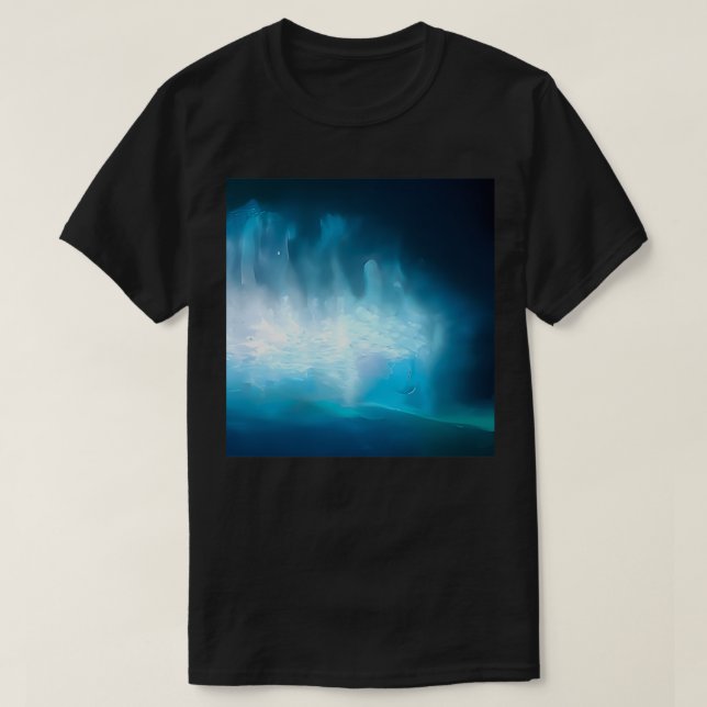 Camiseta arte holográfico en el estilo de niebla de un arco (Diseño del anverso)