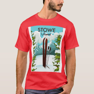 Camiseta Arte impreso de Stowe Vermont