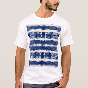 Camiseta Arte Índigo: Abstracto Caos acuarela.
