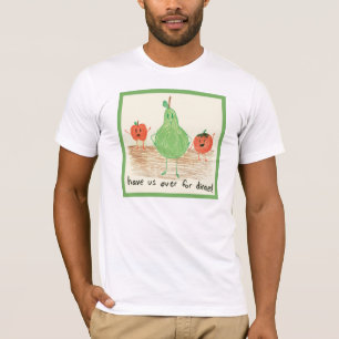 Camiseta Arte infantil, rojo