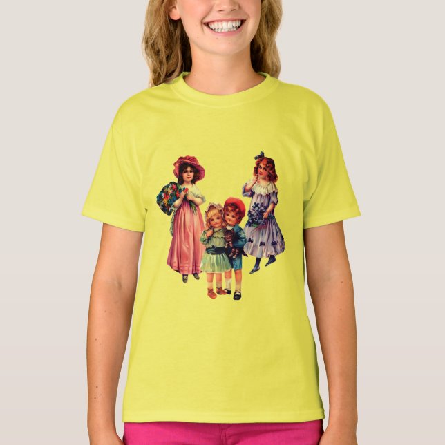 Camiseta Arte infantil victoriano (Anverso)