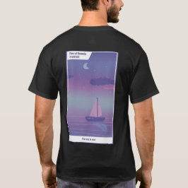 Camiseta Arte inspirado en el Cinco de Espadas invertido Ta