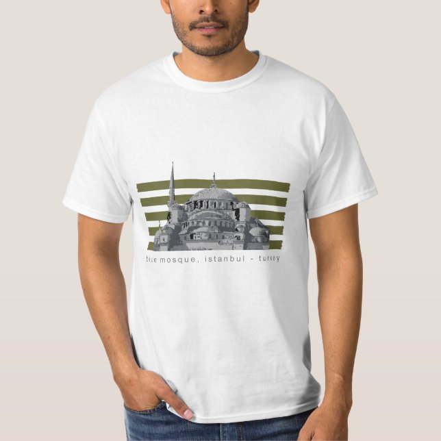 Camiseta Arte islámico de la Mezquita Azul (Anverso)