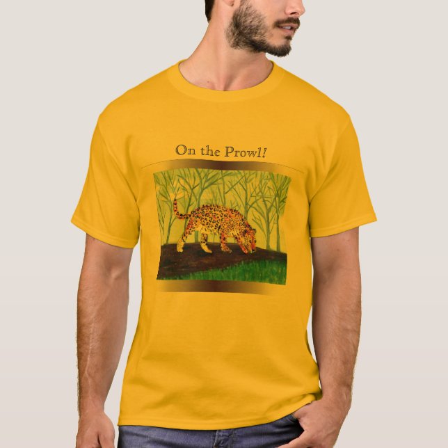 Camiseta Arte Jaguar Big Cat (Anverso)