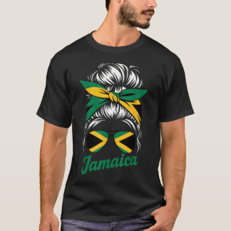 Camiseta Arte Jamaicano Genial Para Mujeres Chicas Mamá Jam