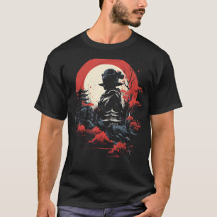 Camiseta Arte japonés Geisha Nihonga Pintura tradicional