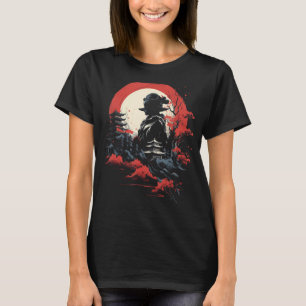 Camiseta Arte japonés Geisha Nihonga Pintura tradicional