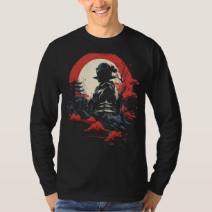 Camiseta Arte japonés Geisha Nihonga Pintura tradicional