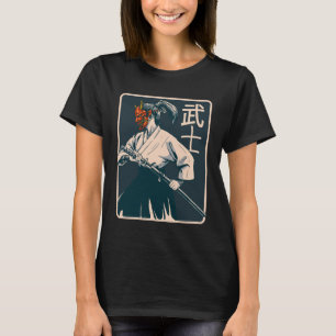 Camiseta Arte japonés Geisha Retro japonés Samur