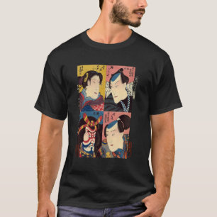Camiseta Arte Japonés Imprimir Kabuki Ukiyo-e Arte Estético